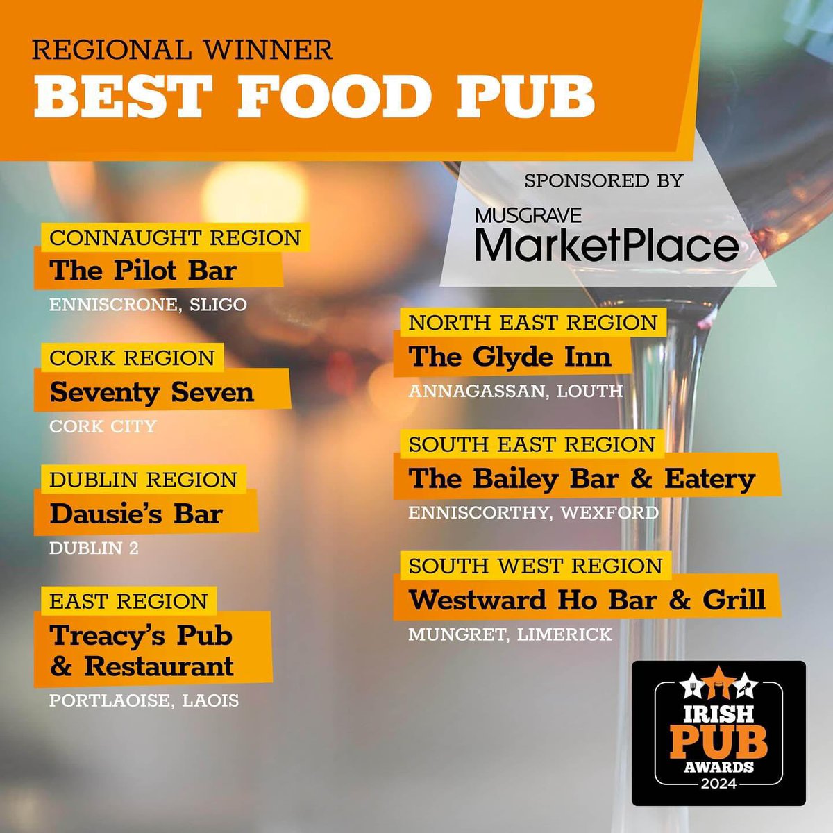 TheGlydeInn's tweet photo. πThe wait is nearly over! Tonight is the #IrishPubAwards2024 at The Mansion House Dublin
Weβre up for National Food Pub 2024 π€π€
#awards #gala #irishpubs #pubsofireland @IrishPub_Awards @VFIpubs #louthchat @cietours @DiscoverBoyneV @Failte_Ireland https://t.co/vdhaAicmbo