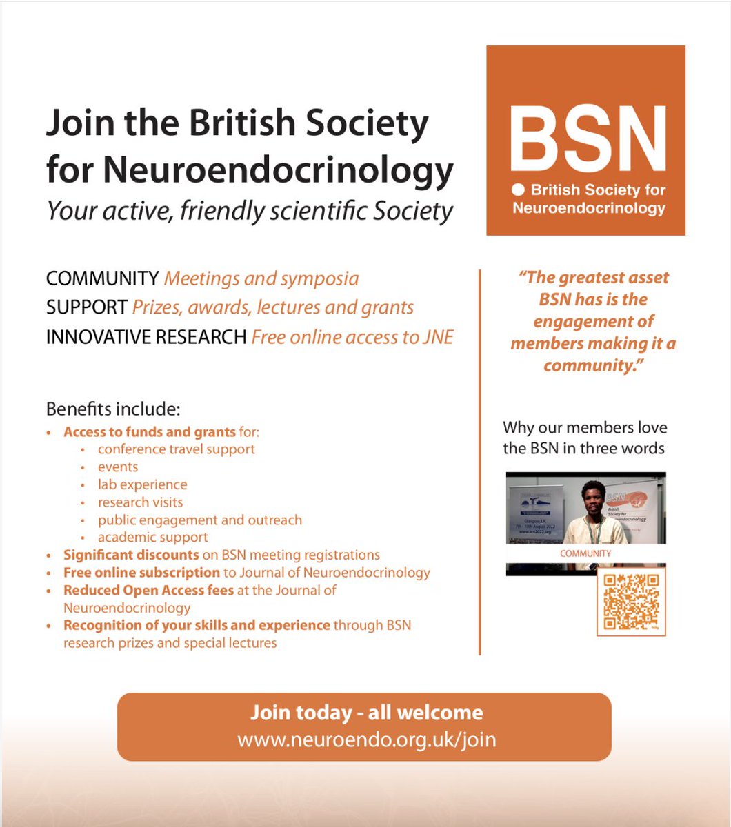 Do you have a new team member?

Invite them to join our friendly, welcoming Society and get:

💰Access to grants
✂️Discounts on meetings
🔬Free subscription to <a href="/JNE_Editor/">JNE</a>
📖 Reduced OA fees <a href="/JNE_Editor/">JNE</a>
🏆Recognition via prizes

neuroendo.org.uk/join
Starts at £10/year