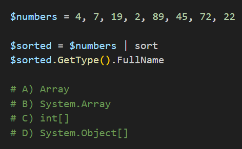dfinke's tweet image. PowerShell Question / Quiz
What is the output of the following PowerShell code and why?
#powershell #powershellquiz #developer #scripter