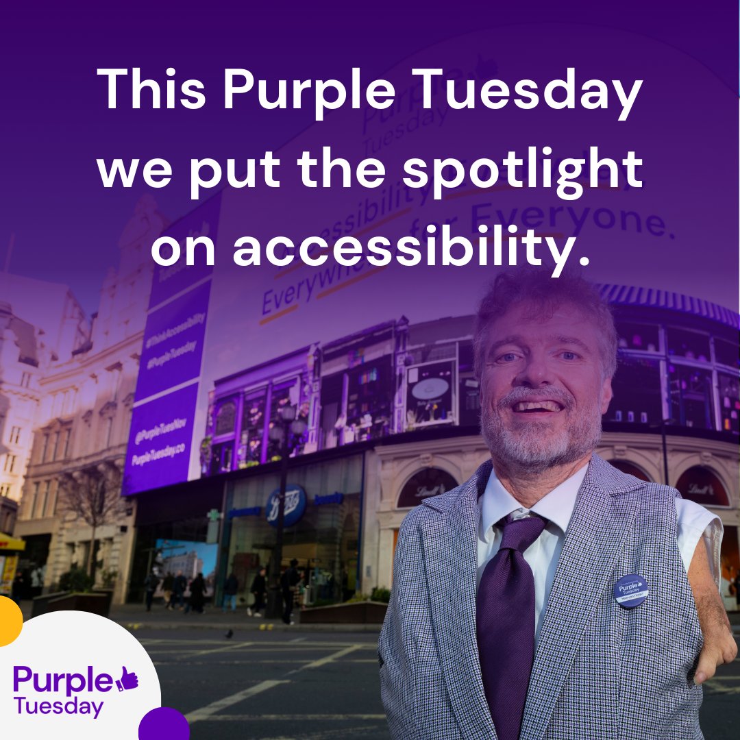 PurpleTuesNov's tweet photo. Reflecting on yesterday’s Purple Tuesday celebrations, it was incredible to see so many people involved! Thank you to everyone who participated.
#PurpleTuesday #Accessibility #InclusiveDesign #SupportingDisabledShoppers #DisabilityFriendly #PurpleTuesday2024 https://t.co/EfZxMEXRMO