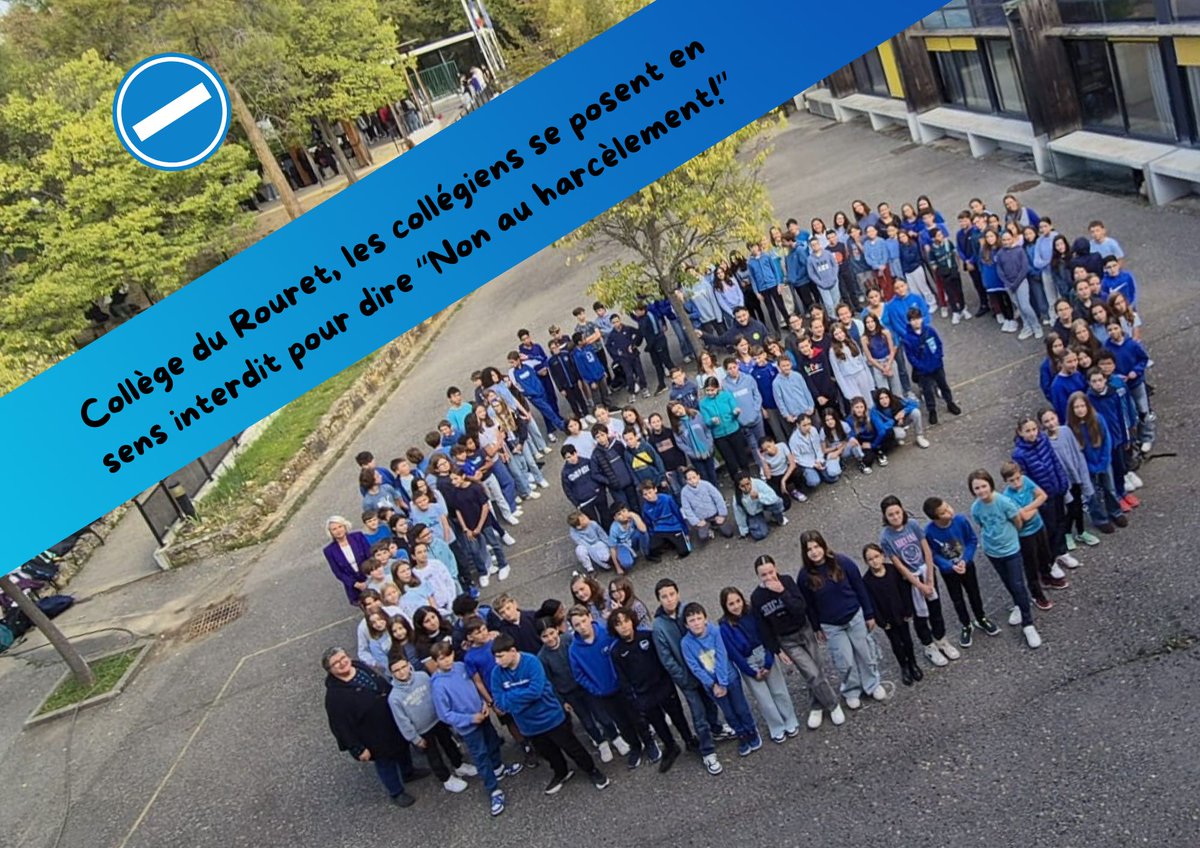 💙Journée de Lutte contre le harcèlement le 7 novembre dernier : une belle initiative de notre équipe Phare et de tous nos élèves pour dire "Non au harcèlement" !