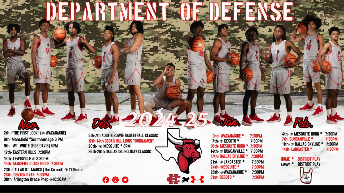 Cedar Hill Longhorns Boys Basketball tweet media