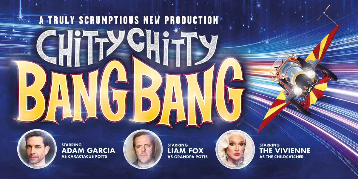 REVIEW
​✭✭✭✭✭ 5/5
CHITTY CHITTY BANG BANG 
CLIFFS PAVILION, SOUTHEND 
13-16 November 2024
"...a wonderfully fantastical adventure with lots of fabulous songs and energetic dance routines that will have you wide eyed with awe.."
southendtheatrescene.com/chittytour.html