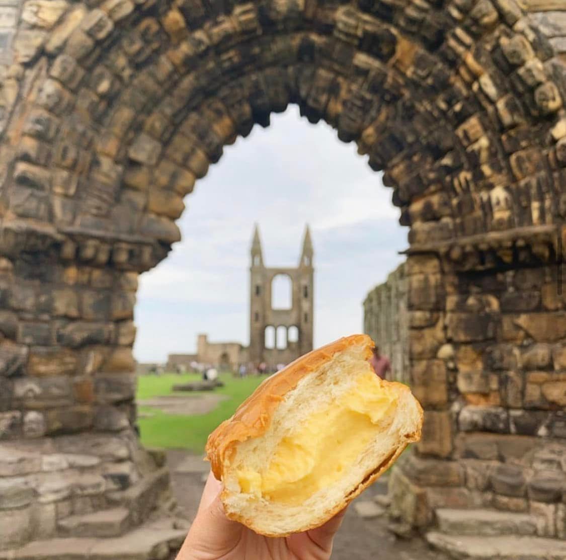 Everybody loves the fudge donut from Fisher &amp; Donaldson 😄

Tell us in the comments below what your favourite item is off of the Fisher &amp; Donaldson menu! 🍰 🍪 🍩

| Shop | Play | Indulge | Stay |
#LoveStAndrews #ScotlandLovesLocal #FudgeDonut #FisherandDonaldson