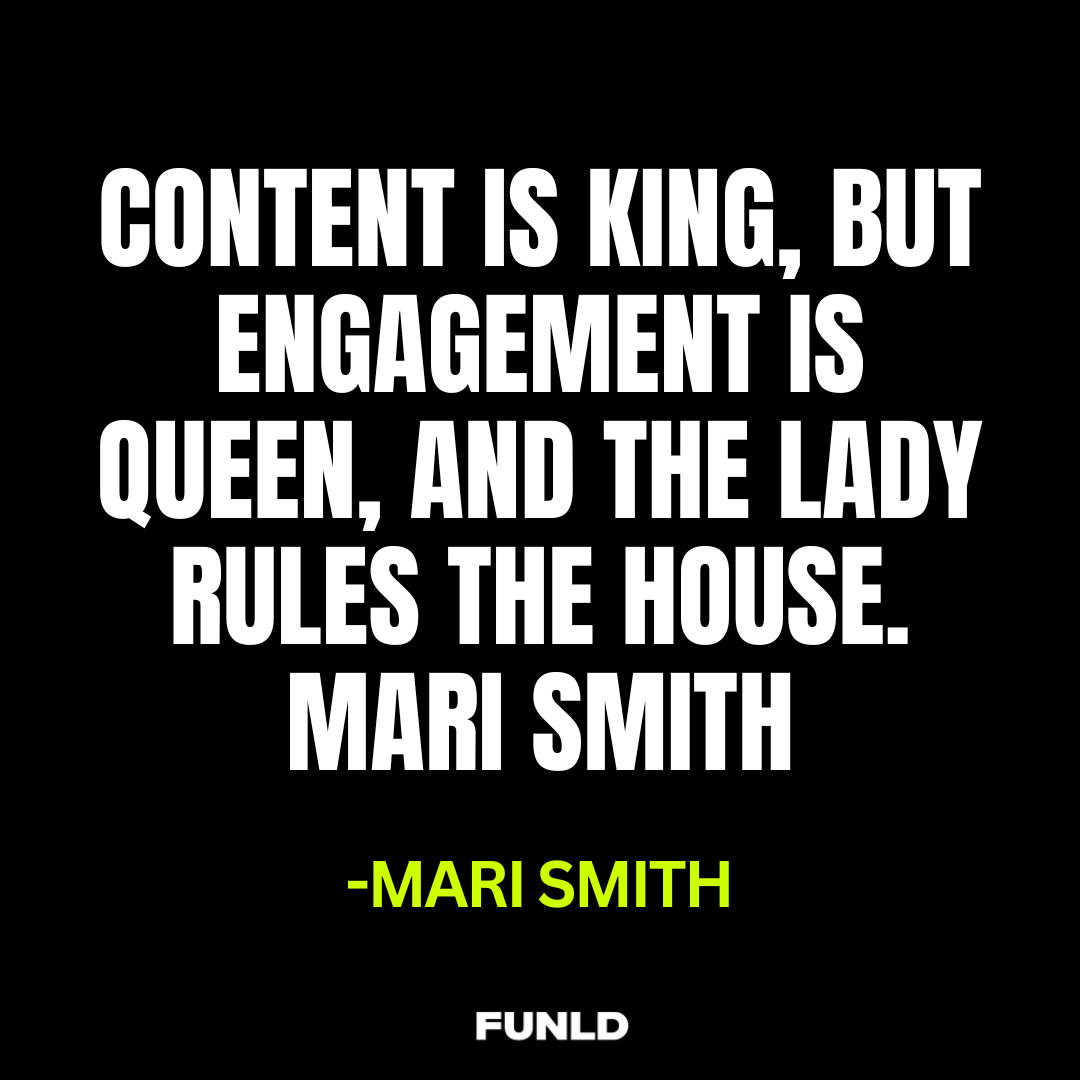 Funld_Digital's tweet image. Keep your audience talking, not just watching..

#engagement #marketing #entreprenuer #onlinebusiness #marketingdigital