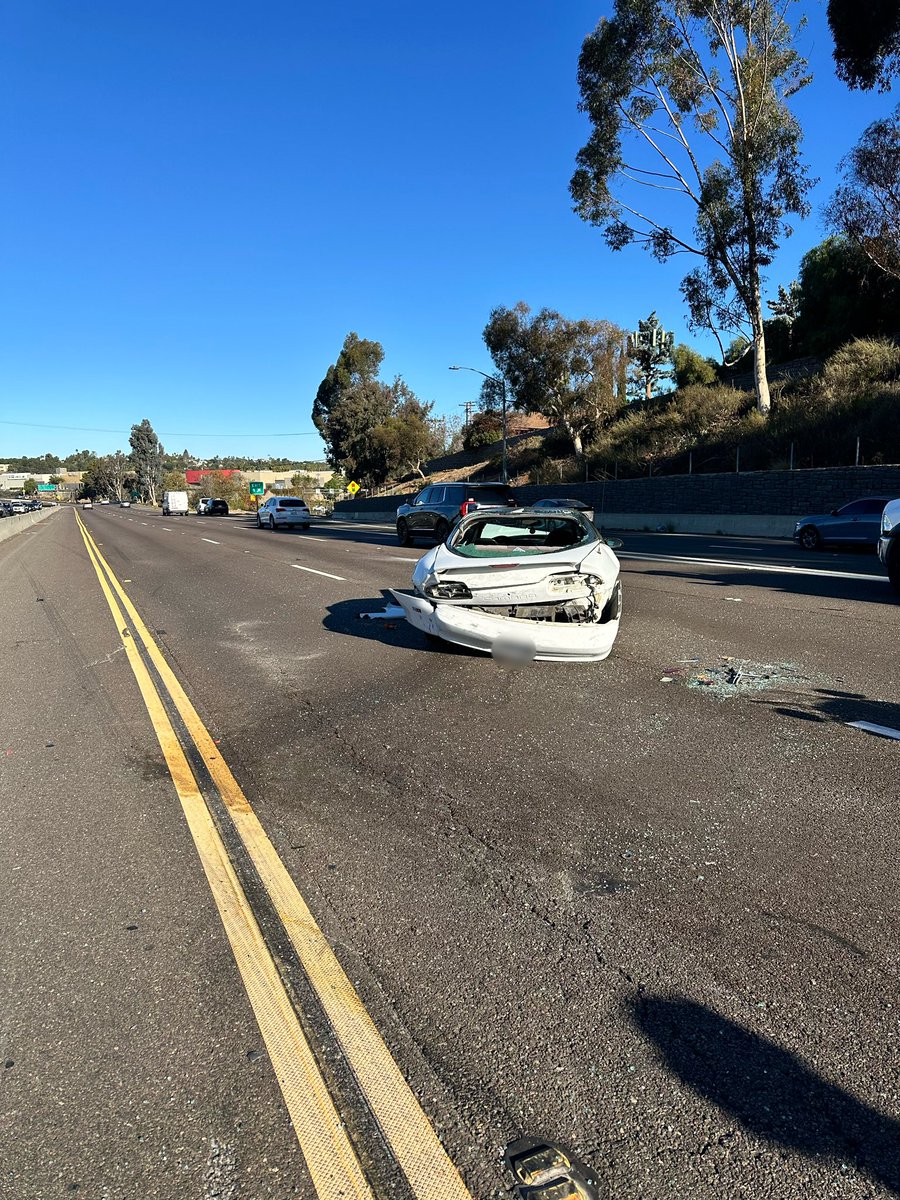 CHP_Oceanside's tweet photo. ** Traffic Advisory**
Expect delays in the area of SR-78 W/B at Sycamore Avenue from an earlier solo vehicle crash. All lanes are NOW open. #TrafficAlert #CHP #CommuteTraffic #accident @CHP_HQ https://t.co/4gOQikZFKw
