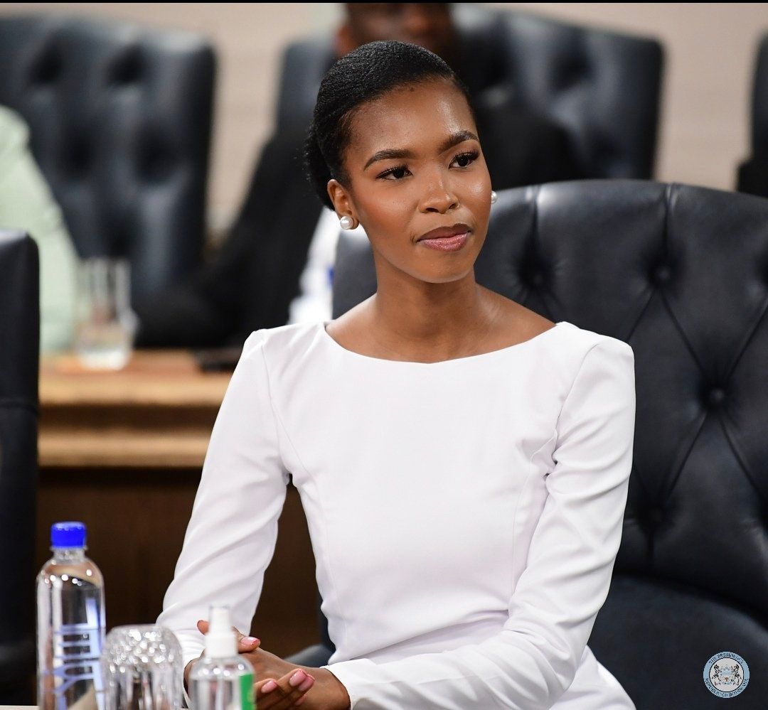 Botswana's 26-year-old Minister of Youth and Gender Affairs, Lesego Chombo is a Lawyer by profession.

She was crowned Miss Botswana 2022 and Miss World Africa 2024.
