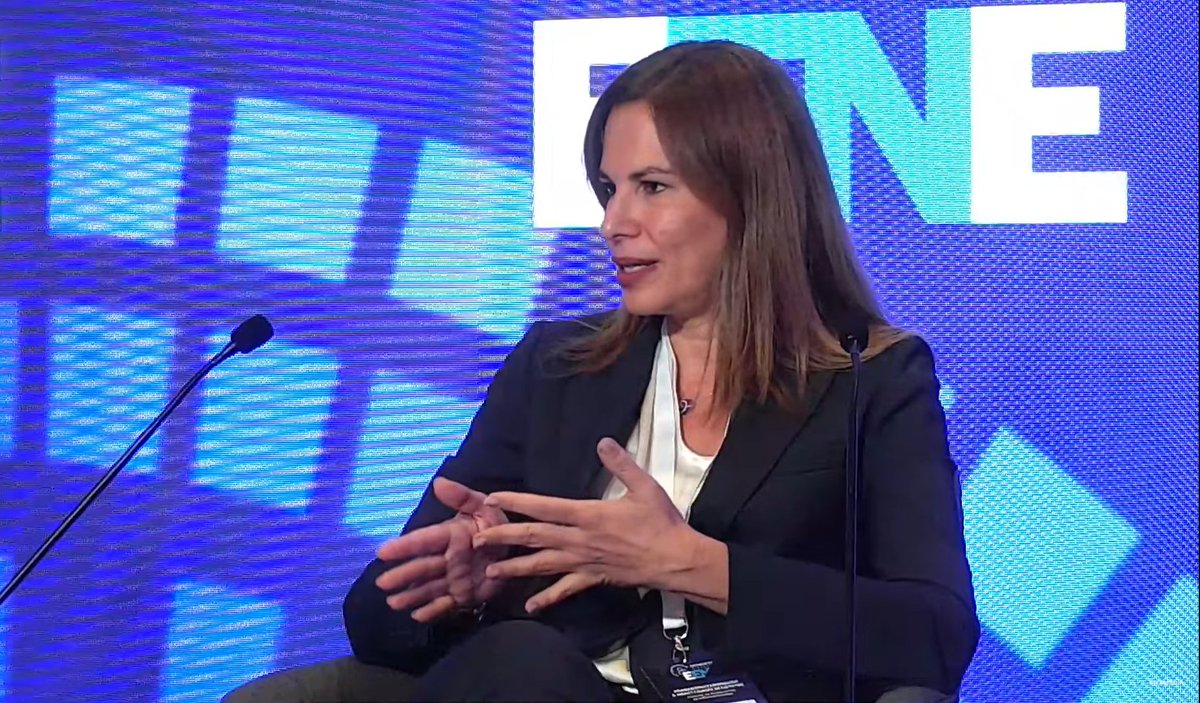 HEMEXPO President Eleni Polychronopoulou participated in the 8th Annual Economic Forum, organized by the Hellenic Entrepreneurs Association (EENE). Speaking on the Reindustrialization &amp; Shipping panel, she highlighted progress over the past decade and addressed future challenges.