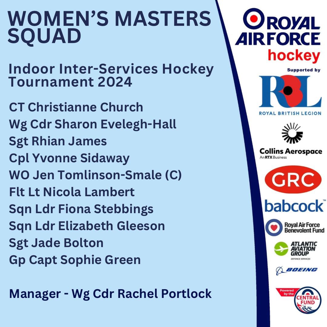 The Masters competition kicking off now to open the 2024 Interservices, opening with RAF men vs the Army. Let’s go Air Force.