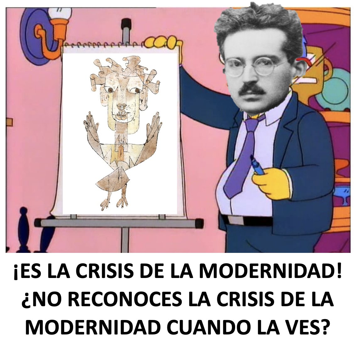 El Walter Benjamin explicando la segunda guerra mundial