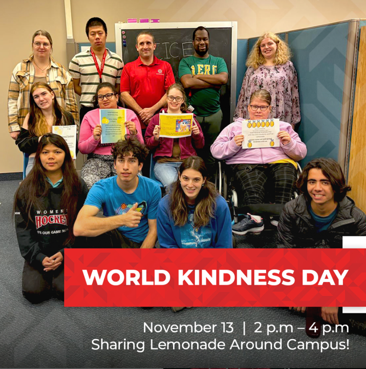 1069TheX's tweet photo. Today is 'World Kindness Day'. A simple act of kindness can brighten someone’s day. 

We salute the CICE students of Fanshawe Community Studies who will be spreading kindness by serving up free lemonade today!

#connect #kindnessisachoice #makenewfriends
#communityspirit #ldnont https://t.co/mAKbgJJ9Pa