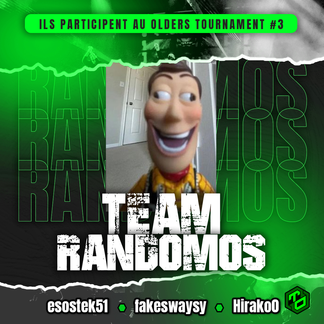 TheOldersoff's tweet photo. Nous sommes heureux de vous annoncez la participation de :

@esostek51

@fakeswaysy

@Hirako0

au #OLDERSTOURNAMENTS !  
#rocketleague #eSports #tournoi https://t.co/LNU9Hdg2yp