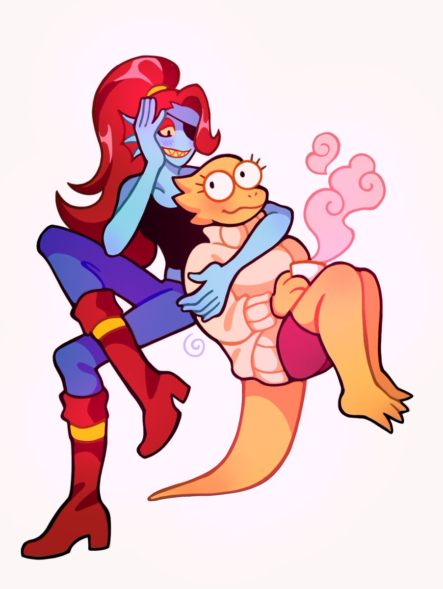 GhostBento's tweet photo. In love~
#undertale #alphyne https://t.co/kUWFbYFBwi