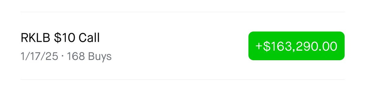 $RKLB 9K into 163k. WE ARE THE BEST🍀🔥