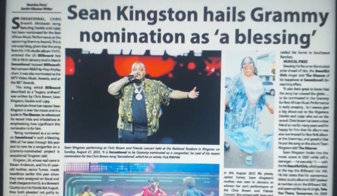 KaliRanks's tweet photo. Thankful to @SeanKingston , @contractor4 and the @JamaicaGleaner for the mention in this recent article. Congrats to Sean Kingston and big up di music!  https://t.co/GPvYprydej #jamaica #seankingston #tropicalhouse https://t.co/Fajl2ZMHBz