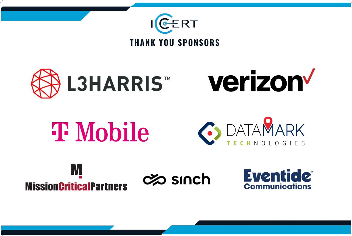 <a href="/iCert1st/">Industry Council Emergency Response Technologies</a> celebrated the start of our Fall Member Meeting last night at The Hamilton with an engaging evening with our Board, sponsors, &amp; speakers. We are excited about the insights &amp; connections that lie ahead. Thank you to our host, L3Harris, &amp; event sponsors for their support.
