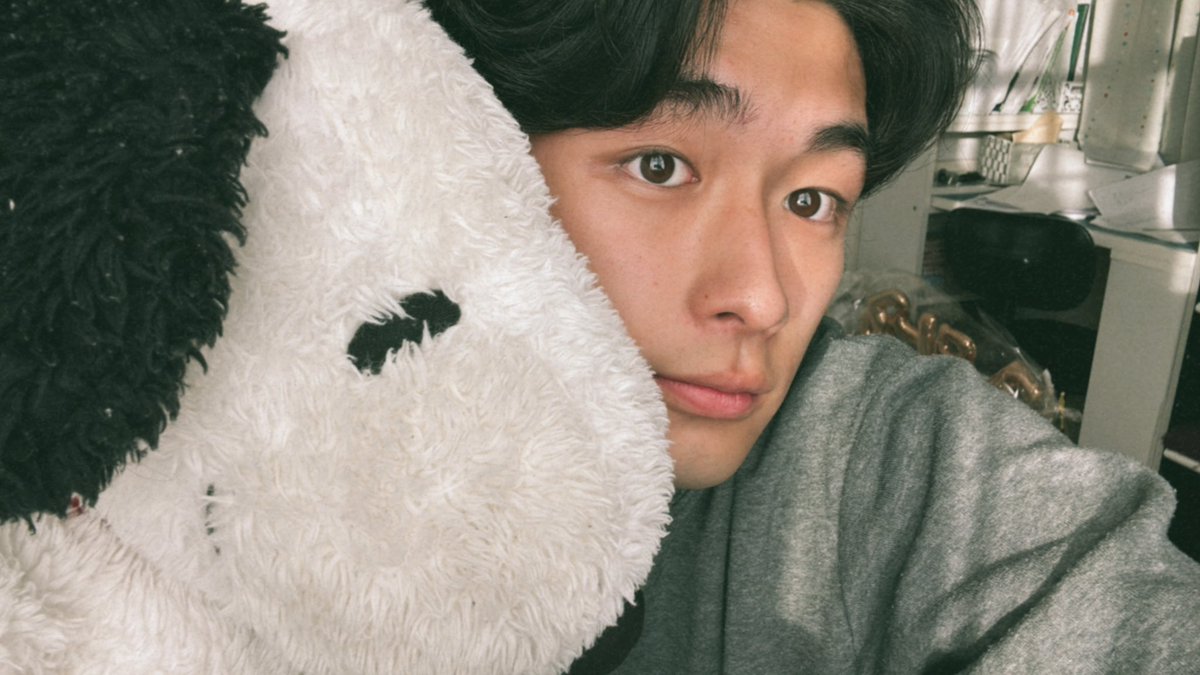 スヌーピー君とツーショ。YouTube見てください。