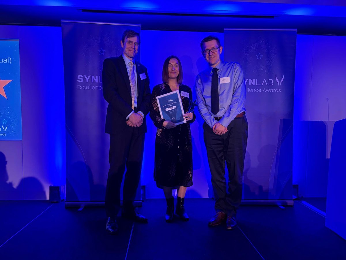 Nothing’s ever too much trouble for <a href="/TheChristieNHS/">The Christie NHS</a> Pathology Clinical Trials Officer Tracy Owen – and that’s been celebrated at our Excellence Awards. She’s won the Making a Positive Difference Award for going above and beyond in all aspects of her work.
🏆 👏#SYNLABexcellence