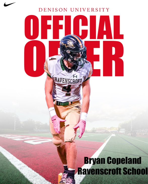 Bryan_Copeland4's tweet photo. #AGTG After a great conversation last night with @coachhatem I’m extremely blessed to announce my first official offer from @DUFootball 
#RollDenny
@coachjo51 @Ravens_FB1862 @CoachJimGibbons https://t.co/rRmum60vJj