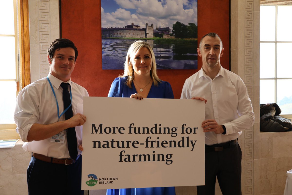 Thanks to the MLAs who turned up yesterday to support our petition for increased investment in nature-friendly farming. 

Show your support for an increased budget for the food and farming industry here: rspb.org.uk/farmingpetition 

#NatureCantWait