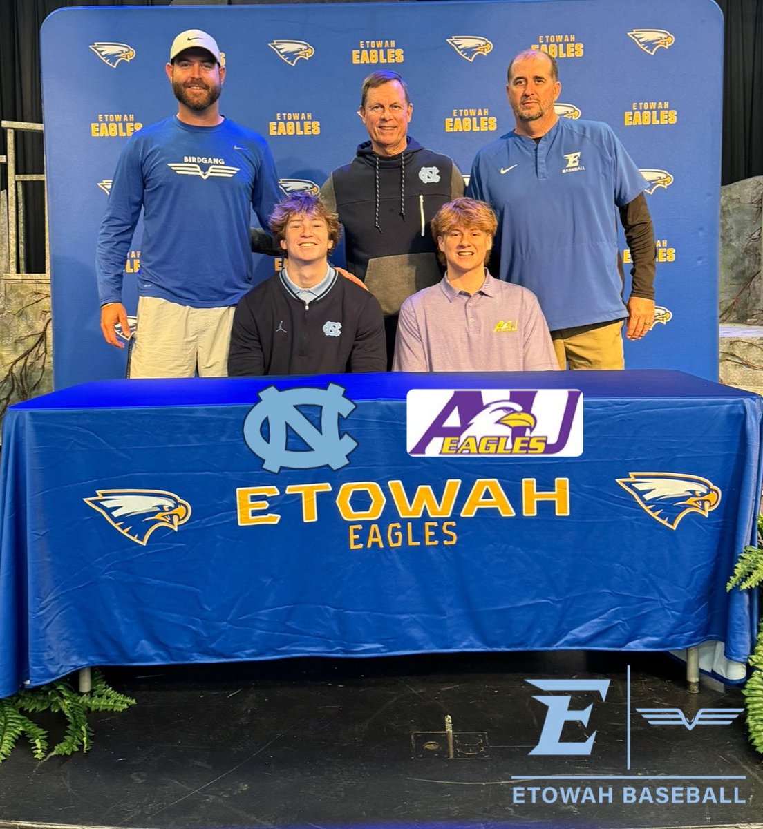 Etowah Eagles Baseball (@etowahbaseball) on Twitter photo Congrats to Matthew Walker (<a href="/MRW35bsbll/">Matthew Walker</a> )on his commitment to (<a href="/ashland_base/">Ashland University Baseball</a> )
And congrats Jackson Rose (<a href="/jacksonrose08/">Jackson Rose</a> ) on his commitment to (<a href="/GoHeels/">UNC Tar Heels</a> )
Super proud of you guys! Let’s have a big senior year🔥🔥 Congrats to Matthew Walker (<a href="/MRW35bsbll/">Matthew Walker</a> )on his commitment to (<a href="/ashland_base/">Ashland University Baseball</a> )
And congrats Jackson Rose (<a href="/jacksonrose08/">Jackson Rose</a> ) on his commitment to (<a href="/GoHeels/">UNC Tar Heels</a> )
Super proud of you guys! Let’s have a big senior year🔥🔥