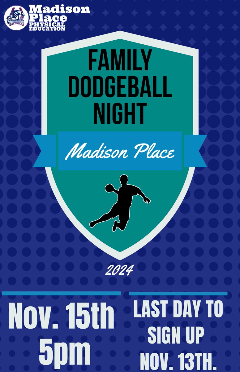 Edward Toplikar (@phys_educate) on Twitter photo Today is the last day! Get your squad together and join in the fun! Any team with a Madison Place alumni on it is welcomed!
madisonplacepto.membershiptoolkit.com/packet/1609994…
<a href="/MadisonPlaceK5/">Madison Place</a>
<a href="/MadisonPlacePTO/">Madison Place PTO</a>
<a href="/OlatheSouthHS/">Olathe South HS</a>
<a href="/CSTWildcatsMS/">ChisholmTrailMS</a> Today is the last day! Get your squad together and join in the fun! Any team with a Madison Place alumni on it is welcomed!
madisonplacepto.membershiptoolkit.com/packet/1609994…
<a href="/MadisonPlaceK5/">Madison Place</a>
<a href="/MadisonPlacePTO/">Madison Place PTO</a>
<a href="/OlatheSouthHS/">Olathe South HS</a>
<a href="/CSTWildcatsMS/">ChisholmTrailMS</a>