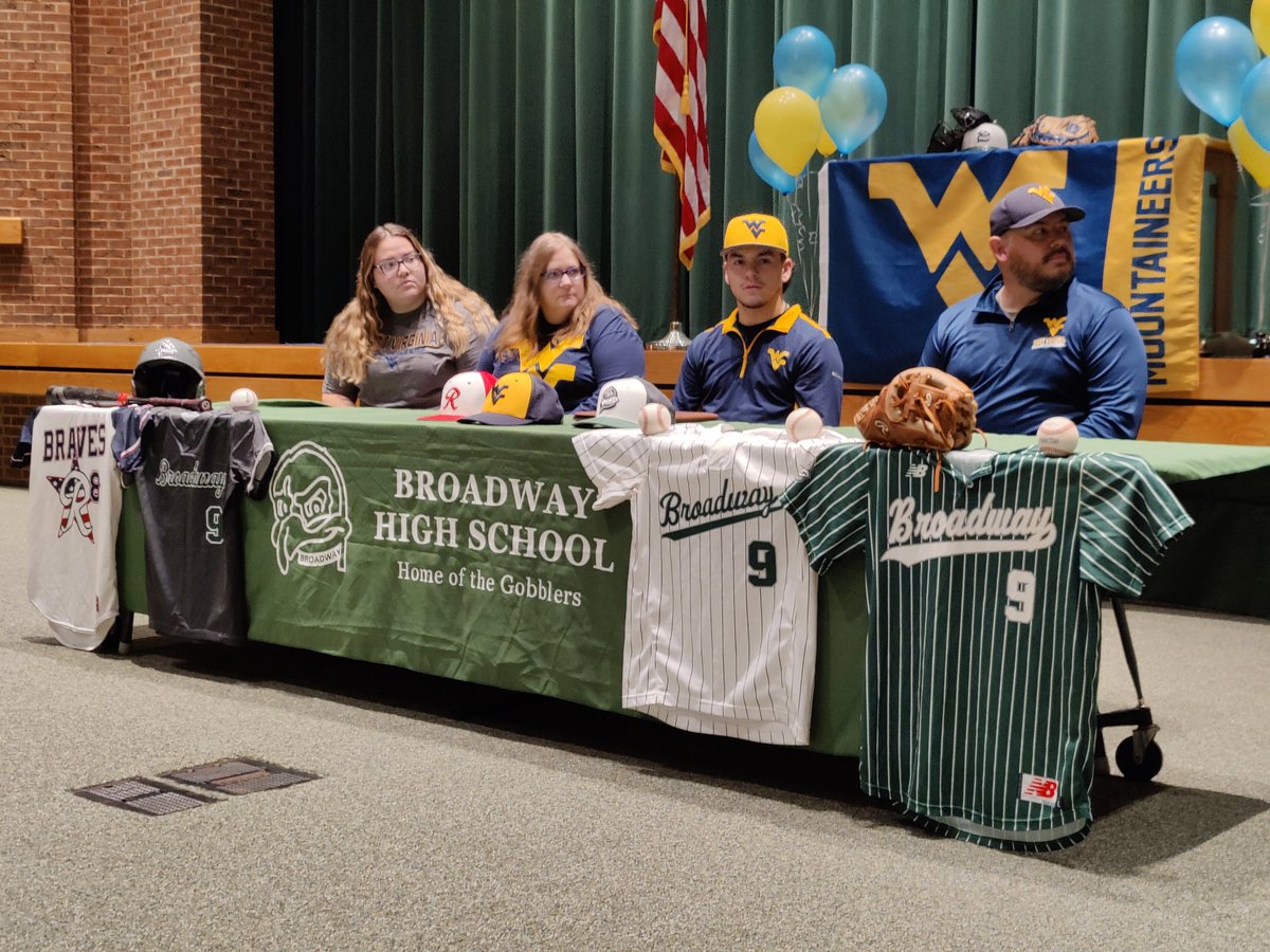 Congrats to <a href="/BwayBaseballVA/">Broadway Baseball</a>'s <a href="/SyCrider2025/">Josiah Crider</a> who's signing with <a href="/WVUBaseball/">WVU Baseball</a> to continue his career