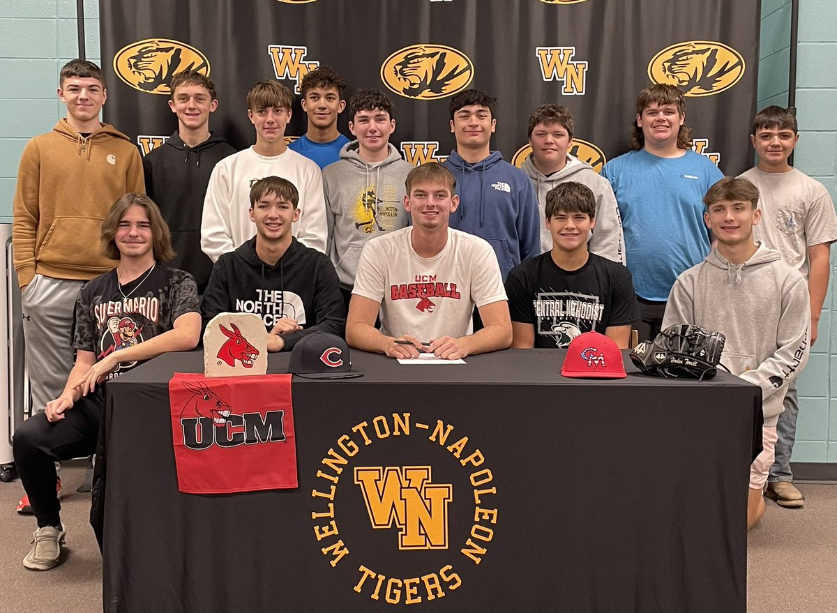 Congratulations to Haden Terrill on his commitment to continue his baseball career and attend The University of Central Missouri.