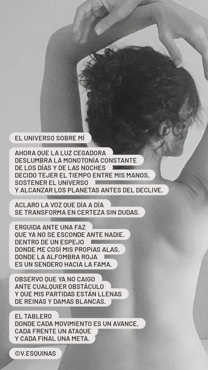 Veroes82's tweet photo. Micropoema ✨ https://t.co/OgPI7qCJom