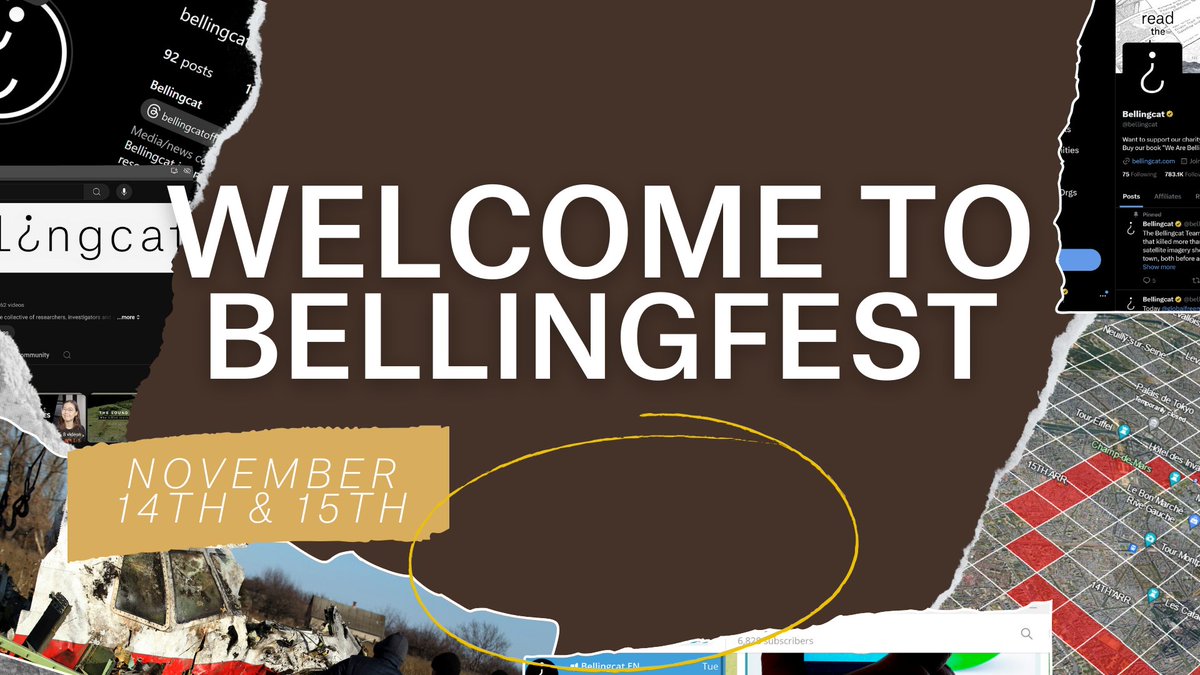 bellingcat's tweet photo. Tomorrow we’re kicking off our live anniversary celebrations on YouTube! Join us for two days of panels and presentations about 10 years of open source research. Find the schedule below and access the stream here:  https://t.co/oUcc7S2MQQ https://t.co/yKCwoDdeZR