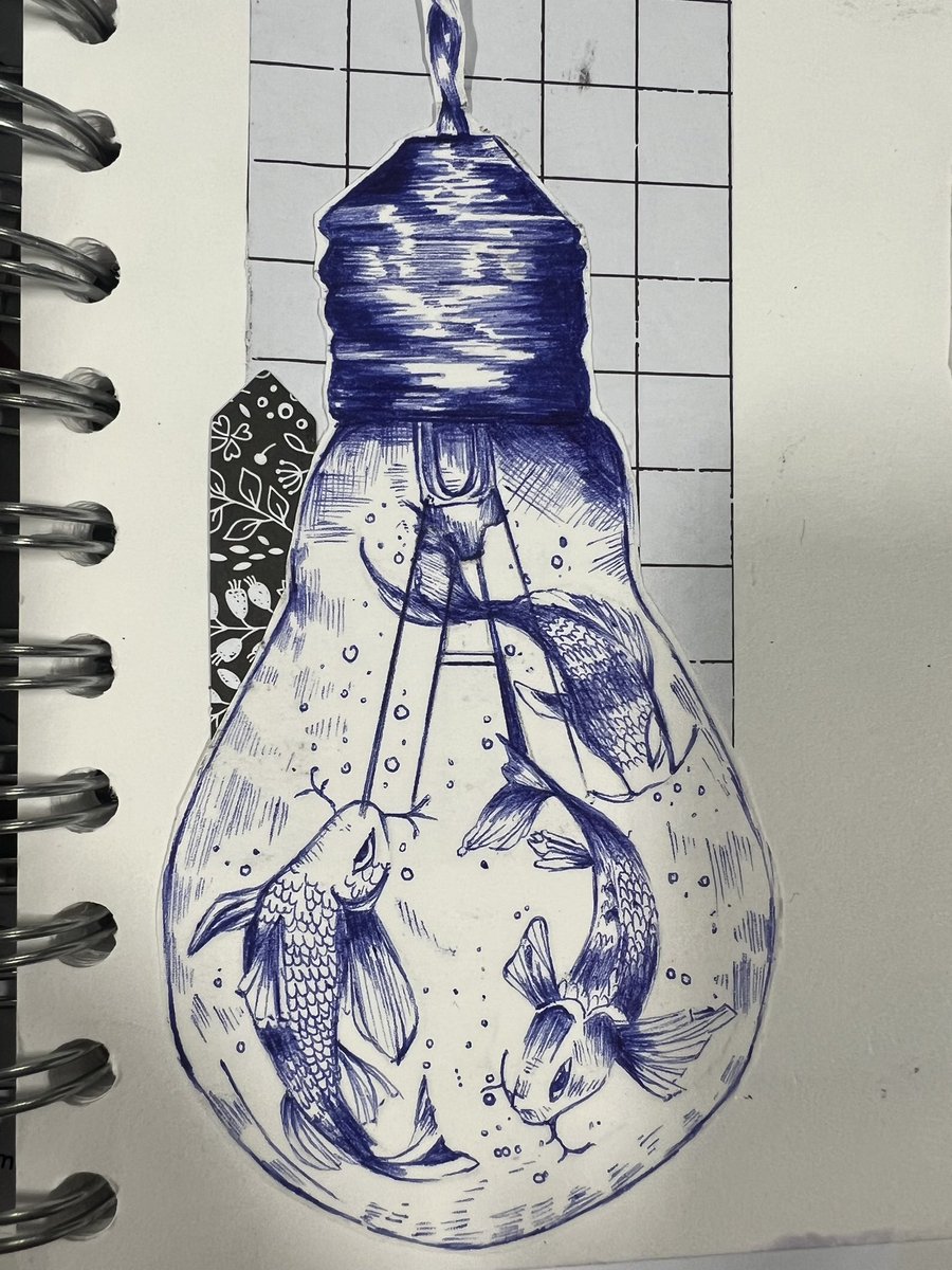 ArtsEssa's tweet photo. Some excellent biro studies, creating surreal responses to artists work 🎨 @EssaAcademy #biro #drawings https://t.co/yvEPTd73CP