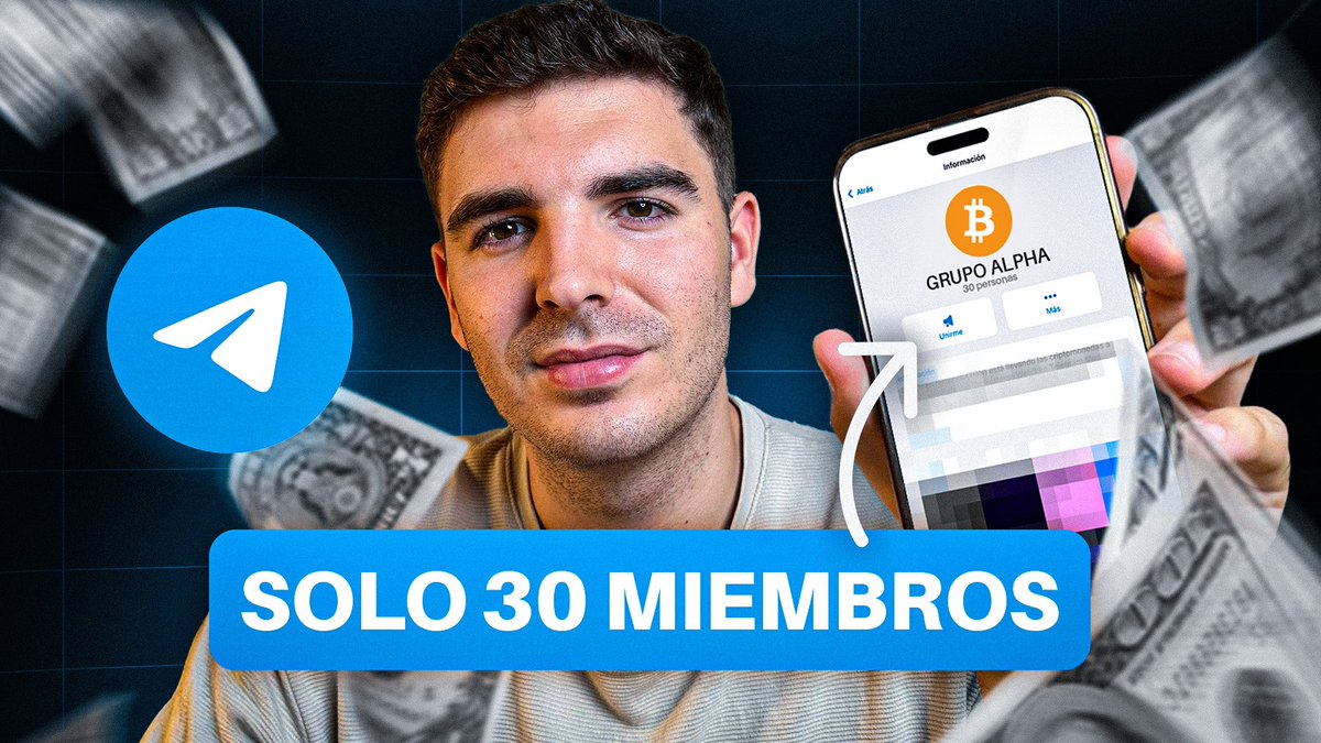 HE CREADO MI PROPIO GRUPO ALPHA DE INVERSIÓN EN CRIPTOMONEDAS

Ten acceso a información privilegiada para llegar a las MEJORES oportunidades 

SOLO 30 PLAZAS (GRATIS) (ENTRAN LOS MEJORES, DEBES RELLENAR EL FORM DEL VIDEO)

Dadle apoyo equipo ❤️👇

youtu.be/X_434D7Msm0