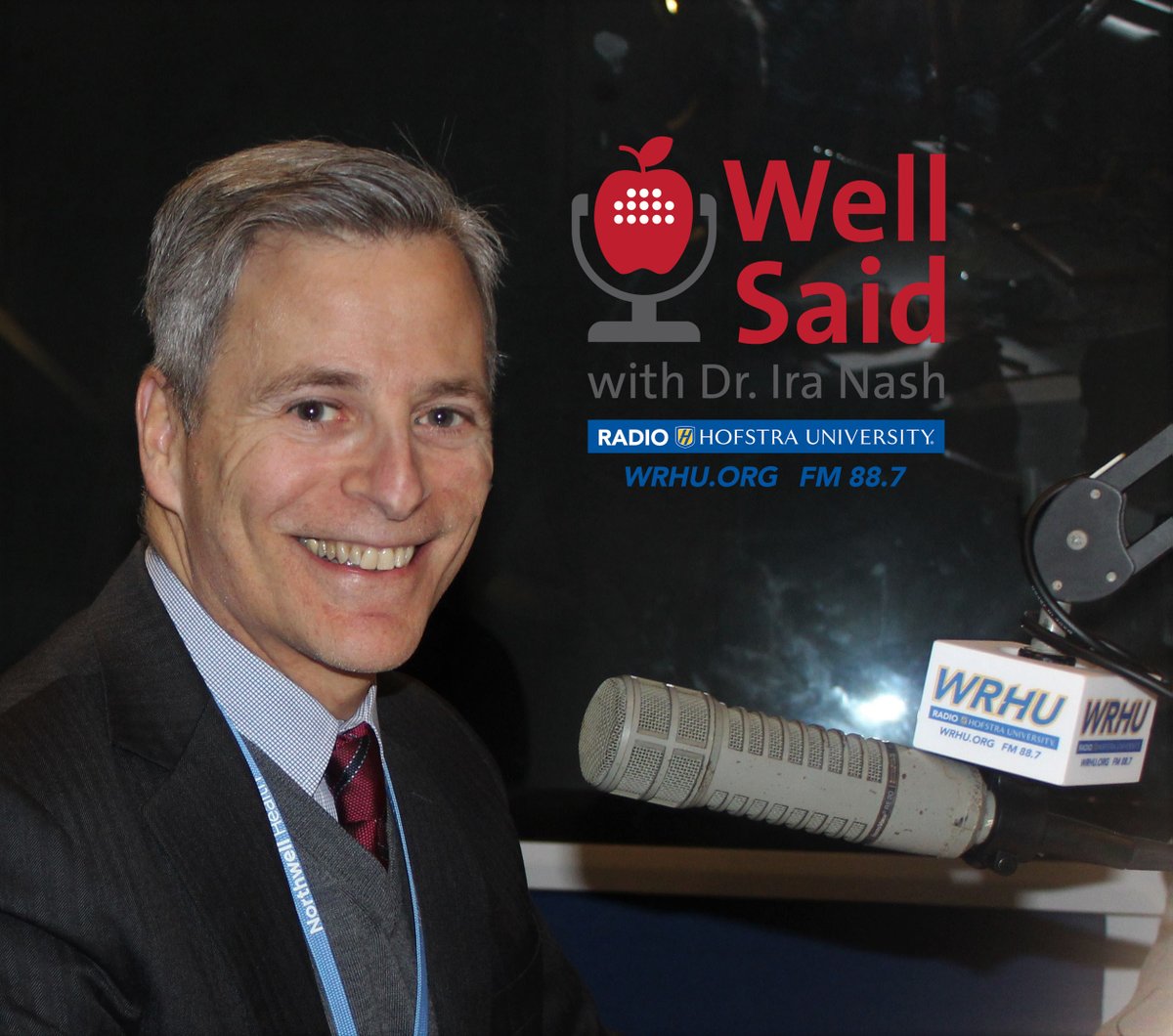 Lawrence Herbert School of Communication (@herbertschoolhu) on Twitter photo 🎂 Happy 5 year anniversary to the "Well Said with Dr. Ira Nash" podcast!
"Well Said" is a collaboration between <a href="/wrhuradio/">WRHU Radio Hofstra University</a> and the <a href="/ZuckerSoM/">Zucker School of Med</a> that airs every Monday at 4 p.m. Listen to past episodes here!
medicine.hofstra.edu/wellsaid/ 🎂 Happy 5 year anniversary to the "Well Said with Dr. Ira Nash" podcast!
"Well Said" is a collaboration between <a href="/wrhuradio/">WRHU Radio Hofstra University</a> and the <a href="/ZuckerSoM/">Zucker School of Med</a> that airs every Monday at 4 p.m. Listen to past episodes here!
medicine.hofstra.edu/wellsaid/