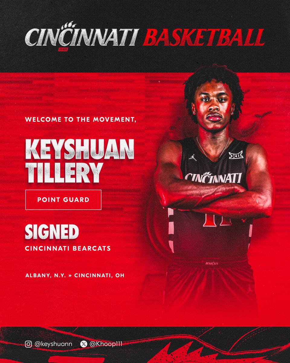 Welcome to Cincinnati, <a href="/Khoop111/">Keyshuan Tillery</a>! 🏡

📝: cpaw.me/e94792