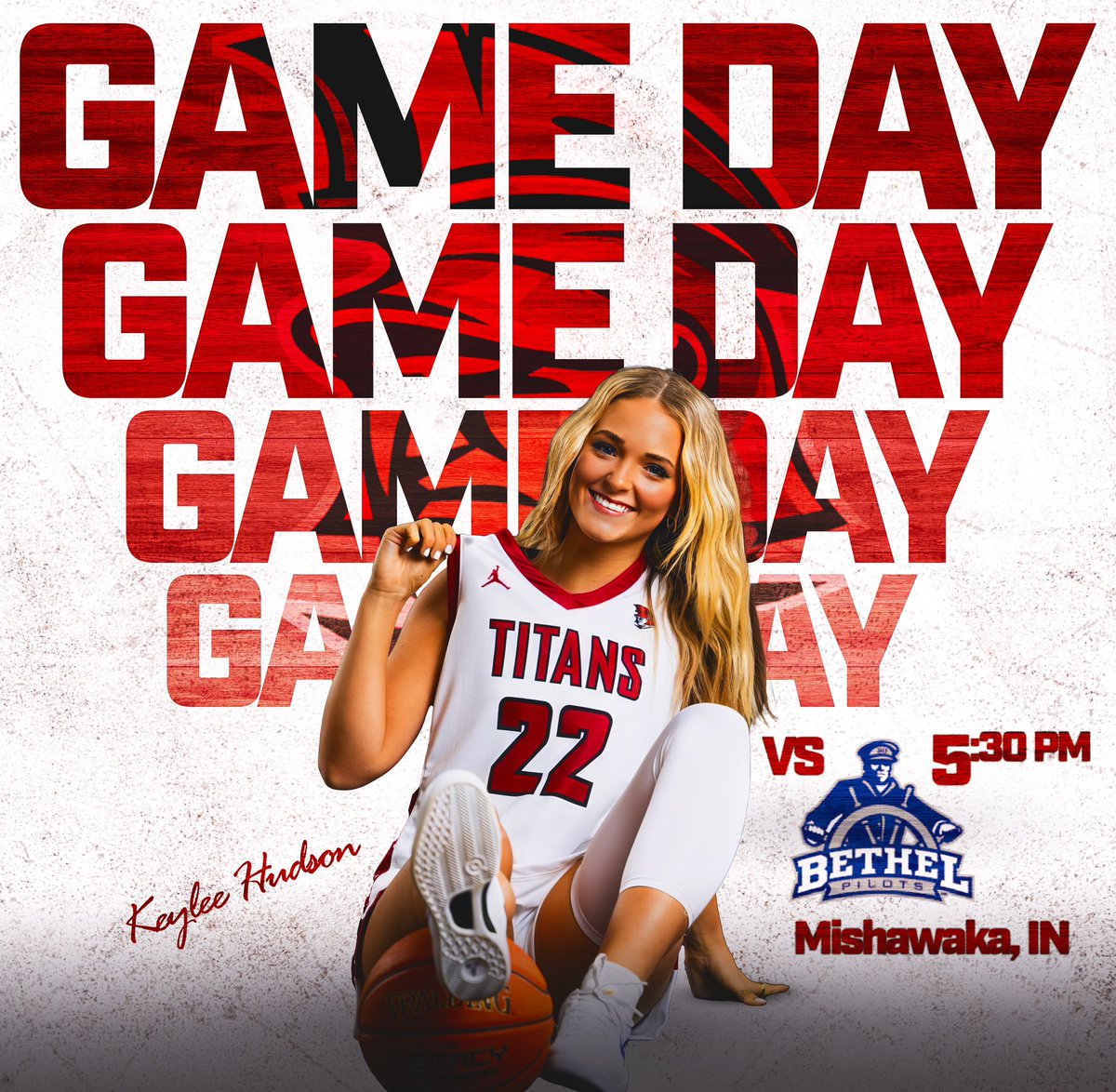 🗣️🗣️Game Day! 🏀

🌟 Today, your IUSB Titans are getting ready to play Bethel! Hometown matchup! 

📅 Wednesday, November 14th 
🕕 Tip-off at 5:30 PM 
📍 Mishawaka

📣 Bring the noise!