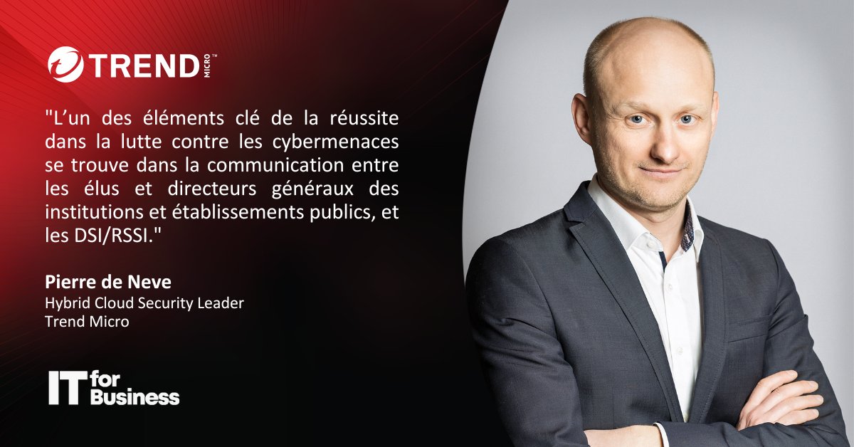 Aurélie Freyss (@aureliefreyss) on Twitter photo 📈Le secteur public est une proie de choix pour les cybercriminels !
Les RSSI et les élus et directeurs généraux de services doivent œuvrer de concert pour renforcer leur résilience #cyber.
Découvrez la tribune de notre expert Pierre de Neve dans <a href="/ITforB/">IT for BUSINESS</a>👇
bit.ly/3O6UAls 📈Le secteur public est une proie de choix pour les cybercriminels !
Les RSSI et les élus et directeurs généraux de services doivent œuvrer de concert pour renforcer leur résilience #cyber.
Découvrez la tribune de notre expert Pierre de Neve dans <a href="/ITforB/">IT for BUSINESS</a>👇
bit.ly/3O6UAls