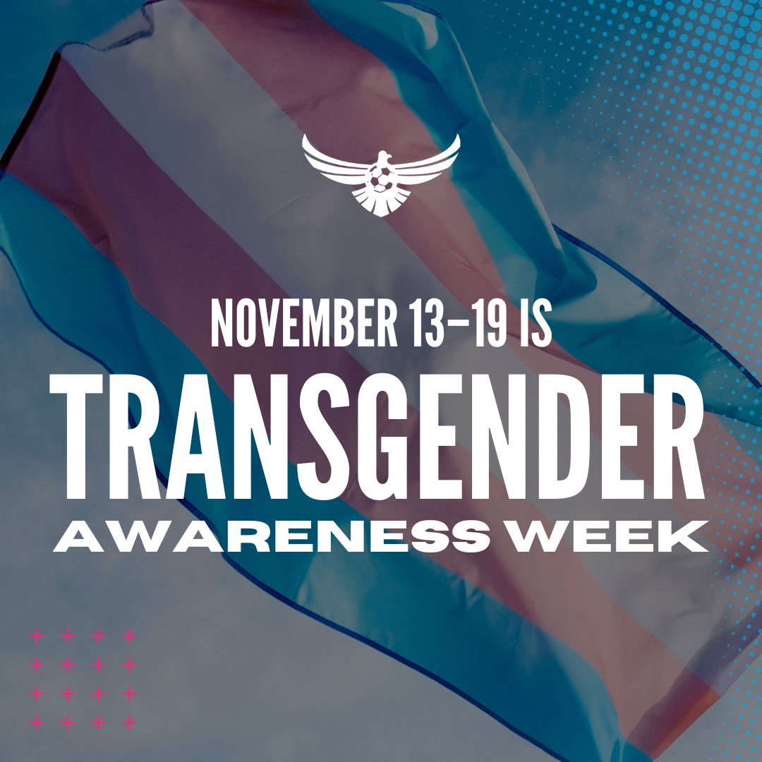 falconsoccer's tweet photo. 🏳️‍⚧️ During #TransgenderAwarenessWeek, we stand united in support of our transgender athletes, teammates, and community members. Soccer is for everyone, and we celebrate the strength, courage, and resilience of all who play. 🩵🤍🩷 https://t.co/J459VZovfz