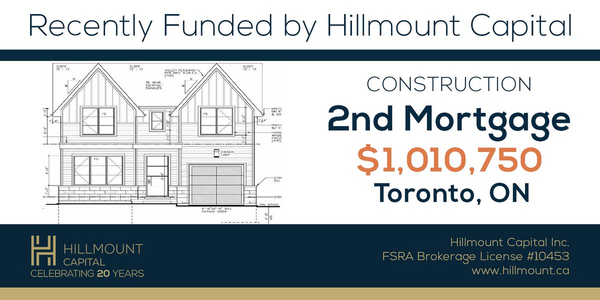 Borrower required a 2nd mortgage to complete the construction of a new single-family home which will become their primary residence. The borrower will refinance our loan with a financial institution.
We’re ready to fund your construction deals! Give us a call today: 416-849-0322
