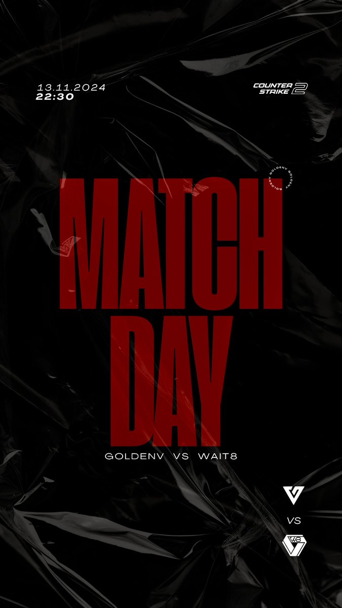 GoldenVgg's tweet photo. 𝙈𝘼𝙏𝘾𝙃𝘿𝘼𝙔!
ESEA EU Open League Season 51'de 12. Rakibimiz WAIT8 ile 22.30'da karşılaşıyoruz!
#WinForGoldenDays https://t.co/8L7NLBtvTj