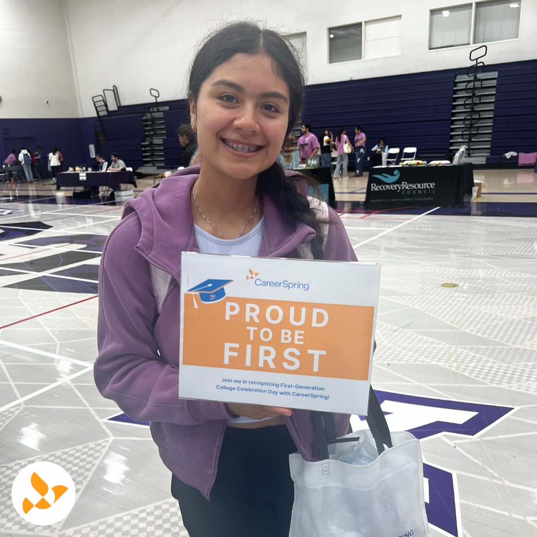 CareerSpringOrg's tweet photo. CareerSpring is excited to have partnered with organizations across the country to celebrate #FirstGenDay. Our work wouldn’t be possible without our incredible Partners. We loved celebrating with you!

Learn about how you can get involved at https://t.co/H2SXfgREen https://t.co/gn9bS01gRj