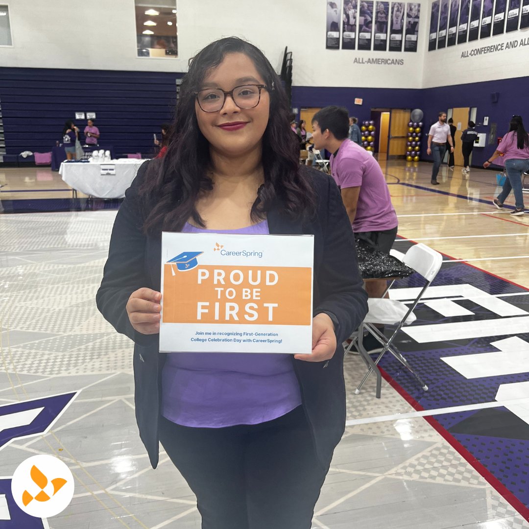 CareerSpringOrg's tweet photo. CareerSpring is excited to have partnered with organizations across the country to celebrate #FirstGenDay. Our work wouldn’t be possible without our incredible Partners. We loved celebrating with you!

Learn about how you can get involved at https://t.co/H2SXfgREen https://t.co/gn9bS01gRj