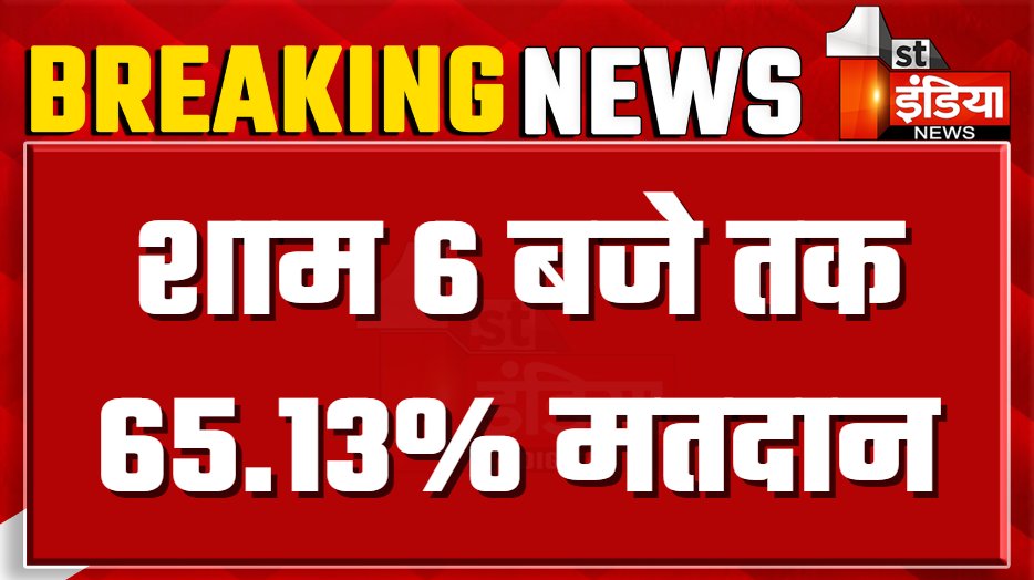 1stIndiaNews's tweet photo. Deoli Uniara By Election 2024 Voting Live: शाम 6 बजे तक 65.13% दर्ज किया गया मतदान, मतदान केंद्रों से अब रवाना होंगी पोलिंग पार्टिया

#Deoliuniarabyelection2024 #Deoliuniarabypolls2024 #Rajasthanbyelection2024 #Rajasthanbypolls #Bypollswithfirstindia #ElectionOnFirstIndia #RajasthanWithFirstIndia @DCDMTonk @CeoRajasthan

Watch Live:  https://t.co/L6EWqxvmzR