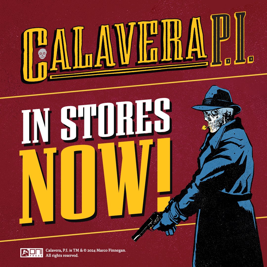 marco949's tweet image. Today is the Day!
My new book CALAVERA P.I. no1 is out from @OniPress with @JeffEckleberry on letters, @gabe_granillo editing, @WinstonGambro @MattHardingArt making it all look good!