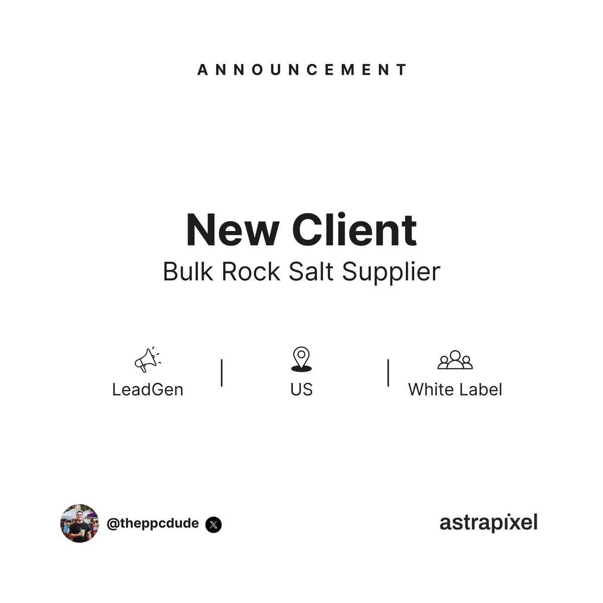 theppcdude's tweet photo. Time to sell some salt❄️

New niche, same customer journey. https://t.co/dj9SKRMN41