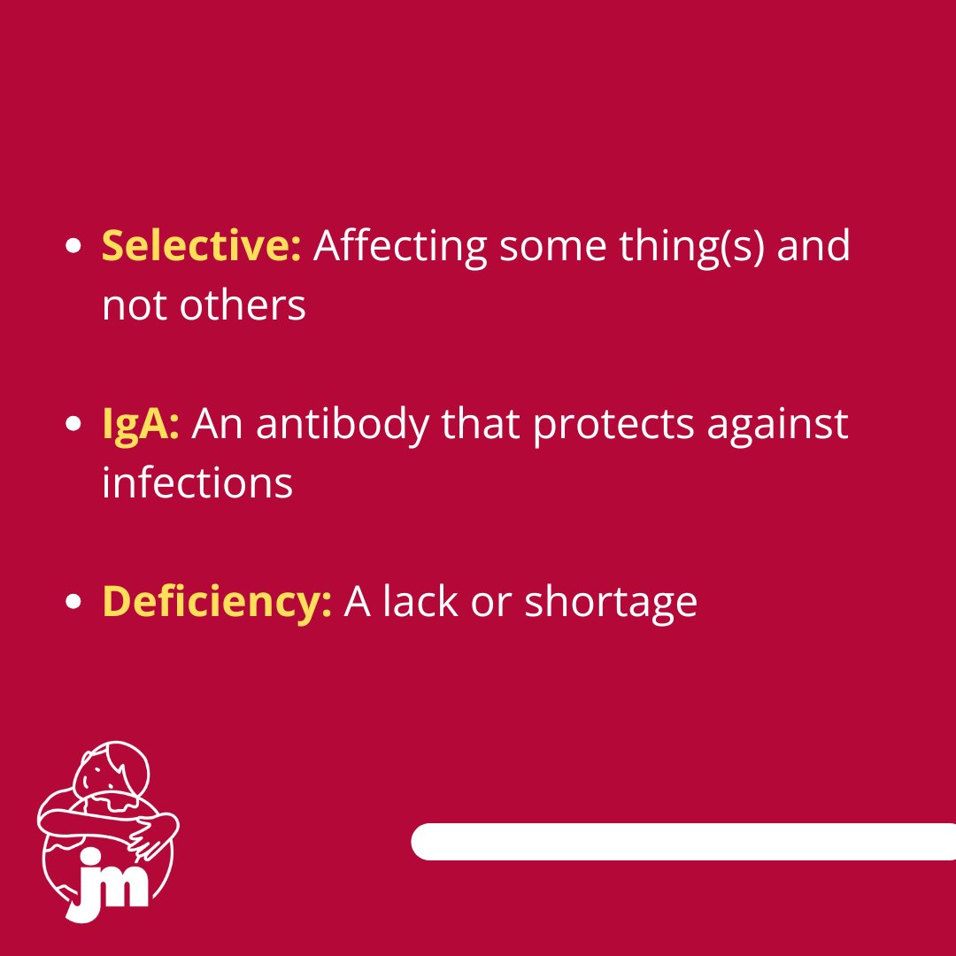 Info4PI's tweet photo. Today’s PI: Selective IgA Deficiency, or #SIgAD, which is a type of PI where an individual has no or very low levels of #Immunoglobulin A (IgA). #IgA is a blood protein antibody that's part of the immune system and helps the body fight off sickness. Swipe through to learn more!⁠ https://t.co/C6pFIfBLne