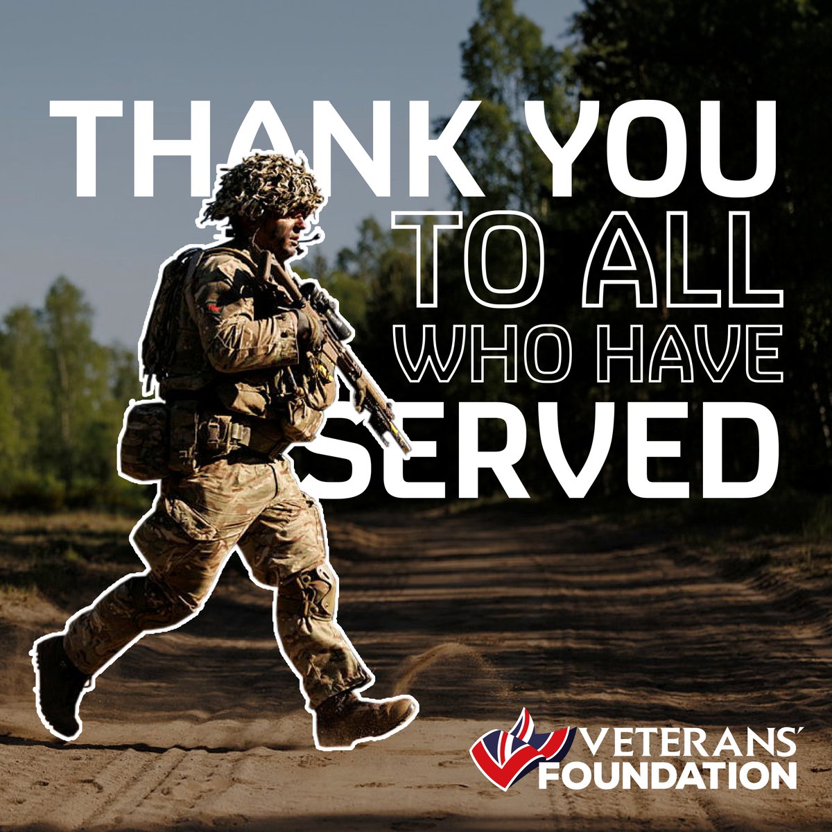 VeteransFdn's tweet image. We are grateful for your sacrifice. 👏 ❤️
#ThankYou #TriService
