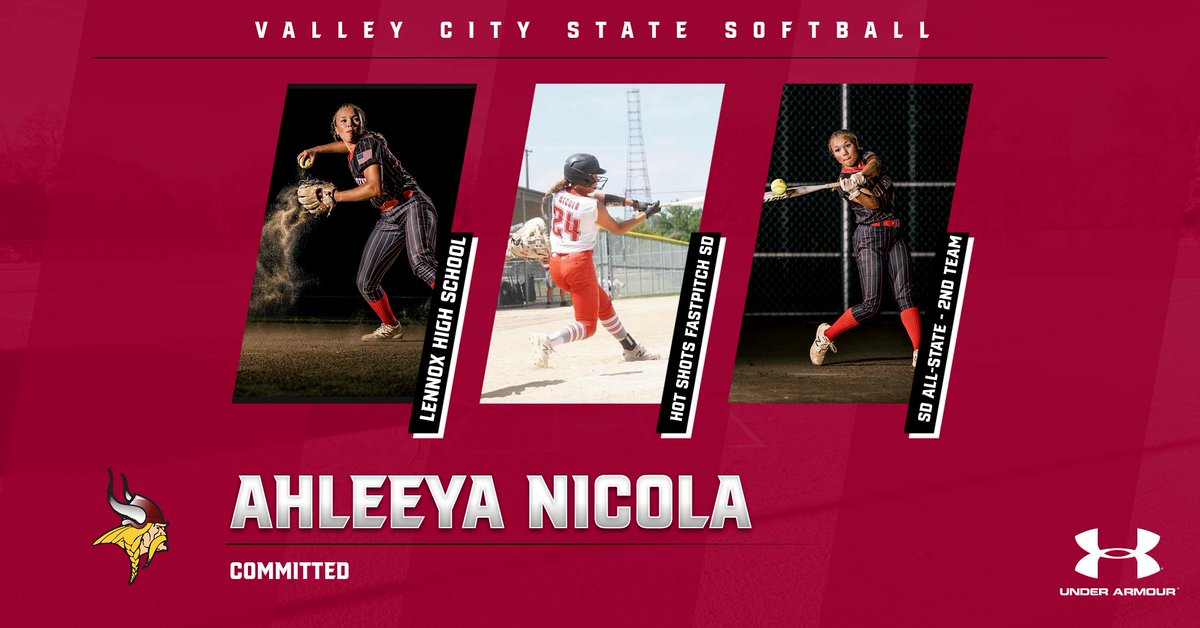 Welcome to the Viking Softball Family Ahleeya Nicola!
#WeAllRow