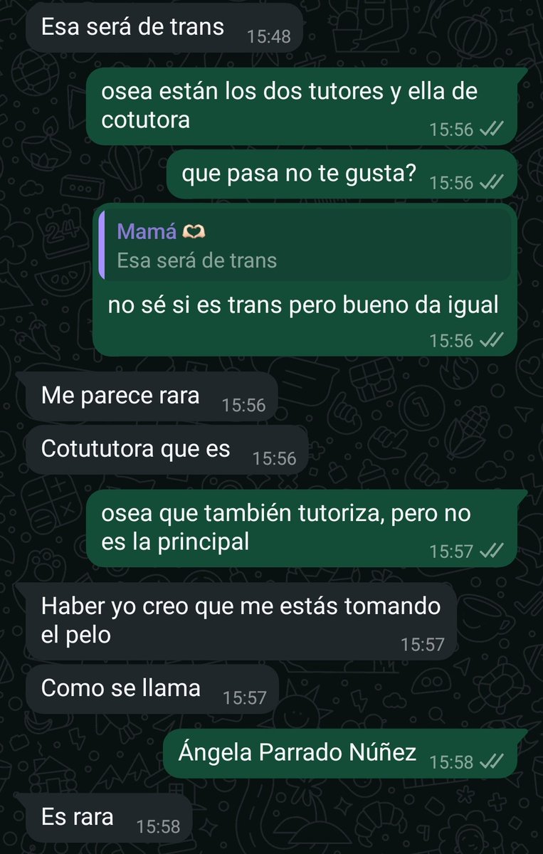 Esa será de trans