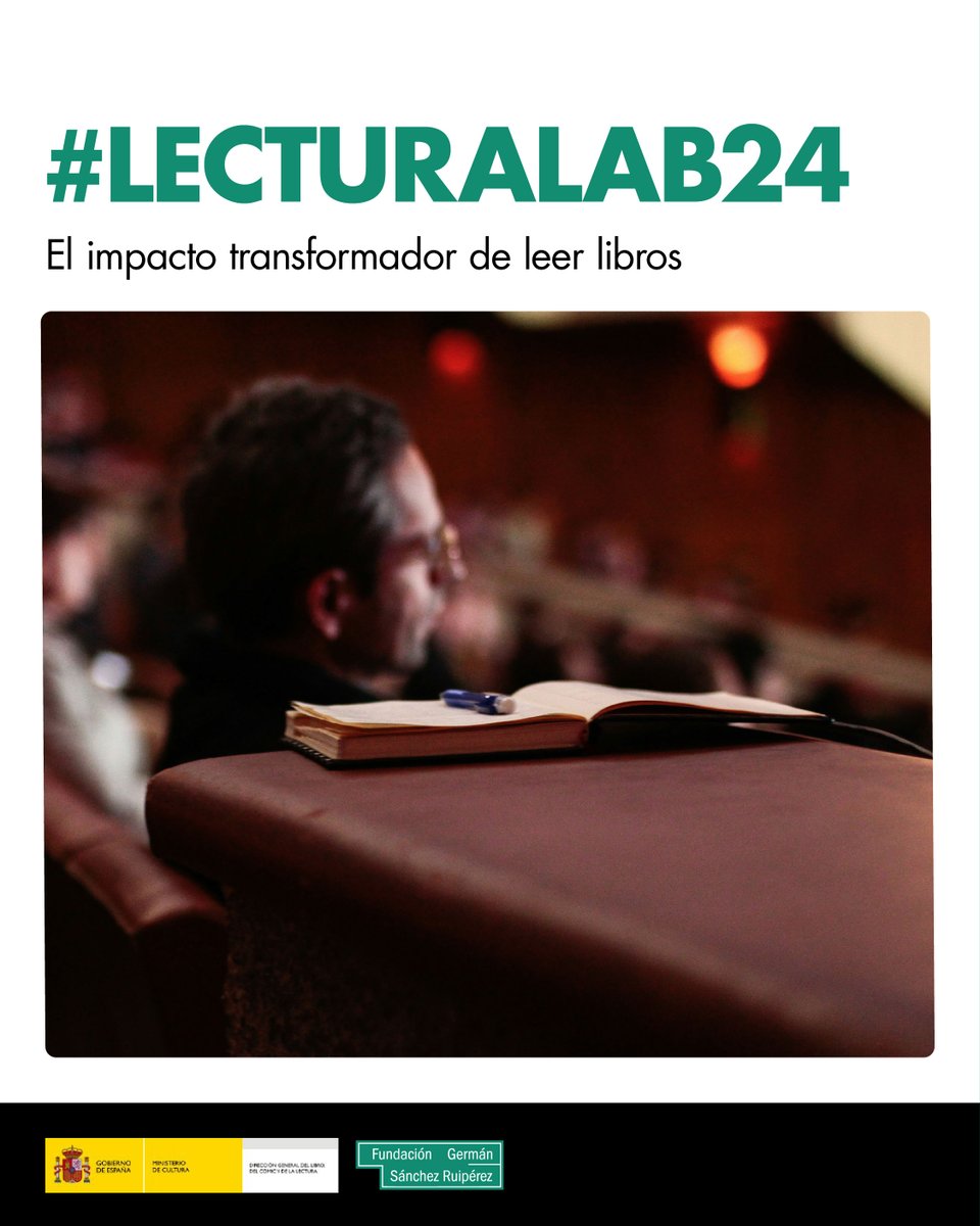 ¡Es mañana! La Casa del Lector será el escenario de #LECTURALAB24, en el que la Fundación Germán Sánchez Ruipérez reunirá a expertos internacionales para explorar las variables que inciden en el comportamiento lector. ¡Nos vemos!