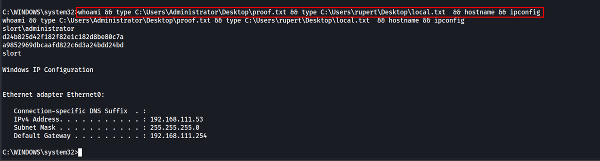 Wagan_arora's tweet photo. 100 Days of OSCP: Day 3

💻 Just rooted Shenzi,Slort on OffSec Proving Grounds Practice! 🚀 #OSCP #100DaysOfHacking #100DaysOfOSCP #CyberSecurity #CTF https://t.co/fBVuPfWhW1